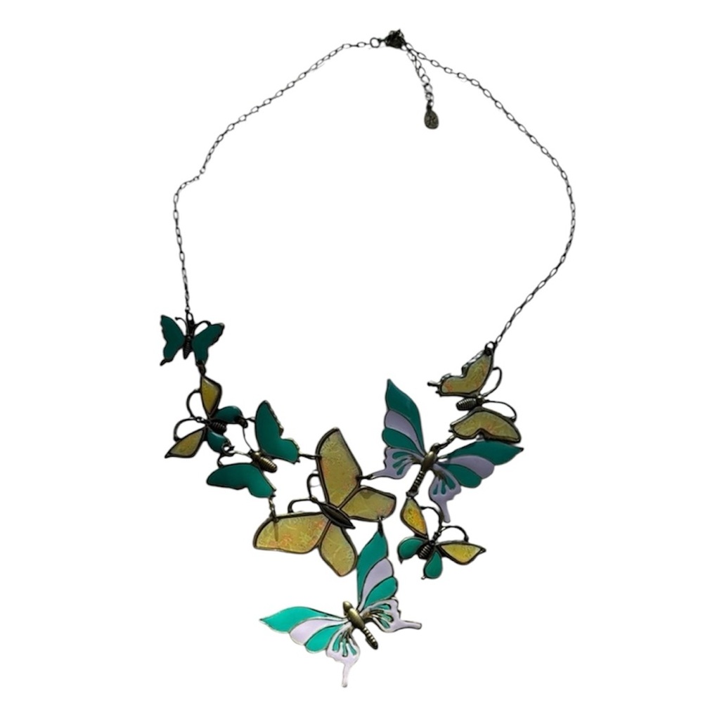 Vintage Italian Statement Necklace – Reversible Design – Made in Italy